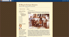 Desktop Screenshot of enriquehenares.blogspot.com