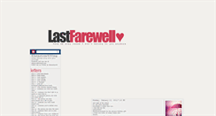 Desktop Screenshot of l-astgoodbye.blogspot.com