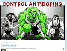 Tablet Screenshot of controlantidoping.blogspot.com