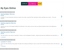 Tablet Screenshot of myeyesonline.blogspot.com