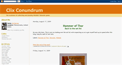 Desktop Screenshot of clixconundrum.blogspot.com