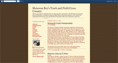 Desktop Screenshot of matawantrackxc.blogspot.com