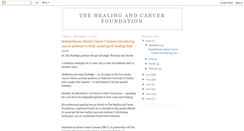 Desktop Screenshot of healingandcancer.blogspot.com