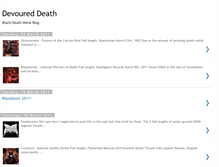 Tablet Screenshot of devoureddeath.blogspot.com