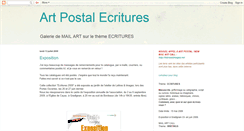 Desktop Screenshot of ecritures2009.blogspot.com
