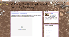 Desktop Screenshot of mckinneyhouse.blogspot.com