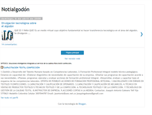 Tablet Screenshot of notialgodon.blogspot.com