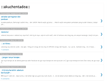 Tablet Screenshot of akuchentadea.blogspot.com