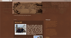 Desktop Screenshot of lillysbookclub.blogspot.com