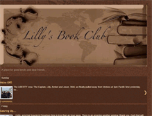 Tablet Screenshot of lillysbookclub.blogspot.com