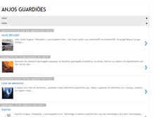 Tablet Screenshot of anjos-guardioes.blogspot.com