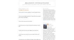 Desktop Screenshot of branded-interactions.blogspot.com