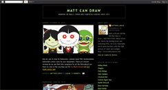 Desktop Screenshot of mattcandraw.blogspot.com