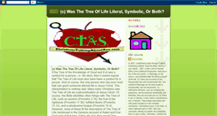 Desktop Screenshot of ctreeoflifeliteralorsymbolic.blogspot.com