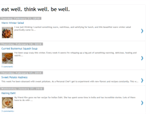 Tablet Screenshot of eatwellthinkwellbewell.blogspot.com