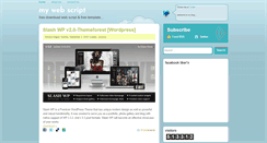 Desktop Screenshot of mywebscript.blogspot.com