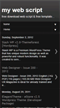 Mobile Screenshot of mywebscript.blogspot.com
