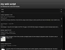 Tablet Screenshot of mywebscript.blogspot.com