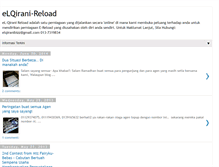 Tablet Screenshot of elqirani-reload.blogspot.com