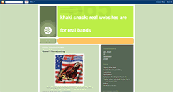 Desktop Screenshot of khakisnack.blogspot.com