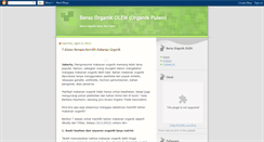 Desktop Screenshot of beras-organik-olen.blogspot.com