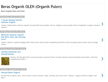 Tablet Screenshot of beras-organik-olen.blogspot.com