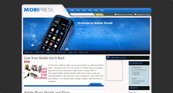 Desktop Screenshot of mobiltechinfo.blogspot.com