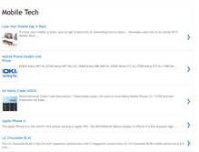 Tablet Screenshot of mobiltechinfo.blogspot.com