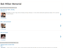 Tablet Screenshot of bobwilbermemorial.blogspot.com