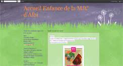 Desktop Screenshot of mjc-accueilenfance.blogspot.com