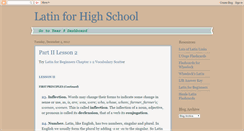 Desktop Screenshot of hslatin.blogspot.com