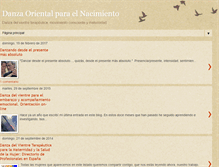 Tablet Screenshot of danzaorientalconsciente.blogspot.com