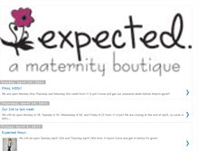 Tablet Screenshot of expectedmaternity.blogspot.com