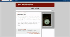 Desktop Screenshot of beyond-mbbs.blogspot.com