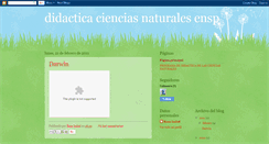 Desktop Screenshot of cienciasensp.blogspot.com