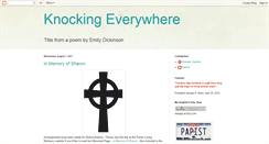 Desktop Screenshot of knockingeverywhere.blogspot.com