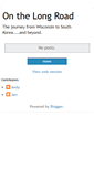 Mobile Screenshot of jenonthelongroad.blogspot.com
