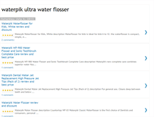 Tablet Screenshot of mywaterpikultrawaterflosser.blogspot.com
