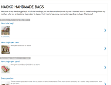 Tablet Screenshot of naokohandmadebags.blogspot.com