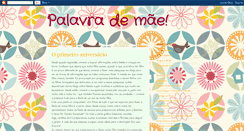 Desktop Screenshot of palavrademammy.blogspot.com