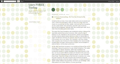Desktop Screenshot of learn-forex-trading-today.blogspot.com