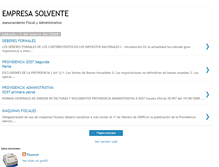 Tablet Screenshot of empresasolvente.blogspot.com