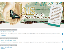 Tablet Screenshot of hisinvitation.blogspot.com