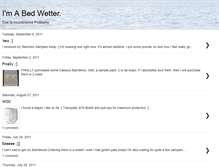 Tablet Screenshot of imabedwetter.blogspot.com