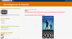 Desktop Screenshot of domingosenlaciencia.blogspot.com