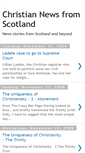 Mobile Screenshot of christiannewsscotland.blogspot.com