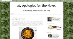 Desktop Screenshot of myapologiesforthenovel.blogspot.com