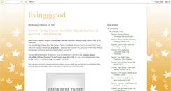 Desktop Screenshot of livingggood.blogspot.com