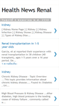 Mobile Screenshot of healthnewsrenal.blogspot.com
