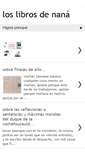 Mobile Screenshot of loslibrosdenana.blogspot.com